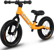 12" Kids Balance Bike Adjustable Seat Air Tires Training Bike Age 2-5 - Kwikley
