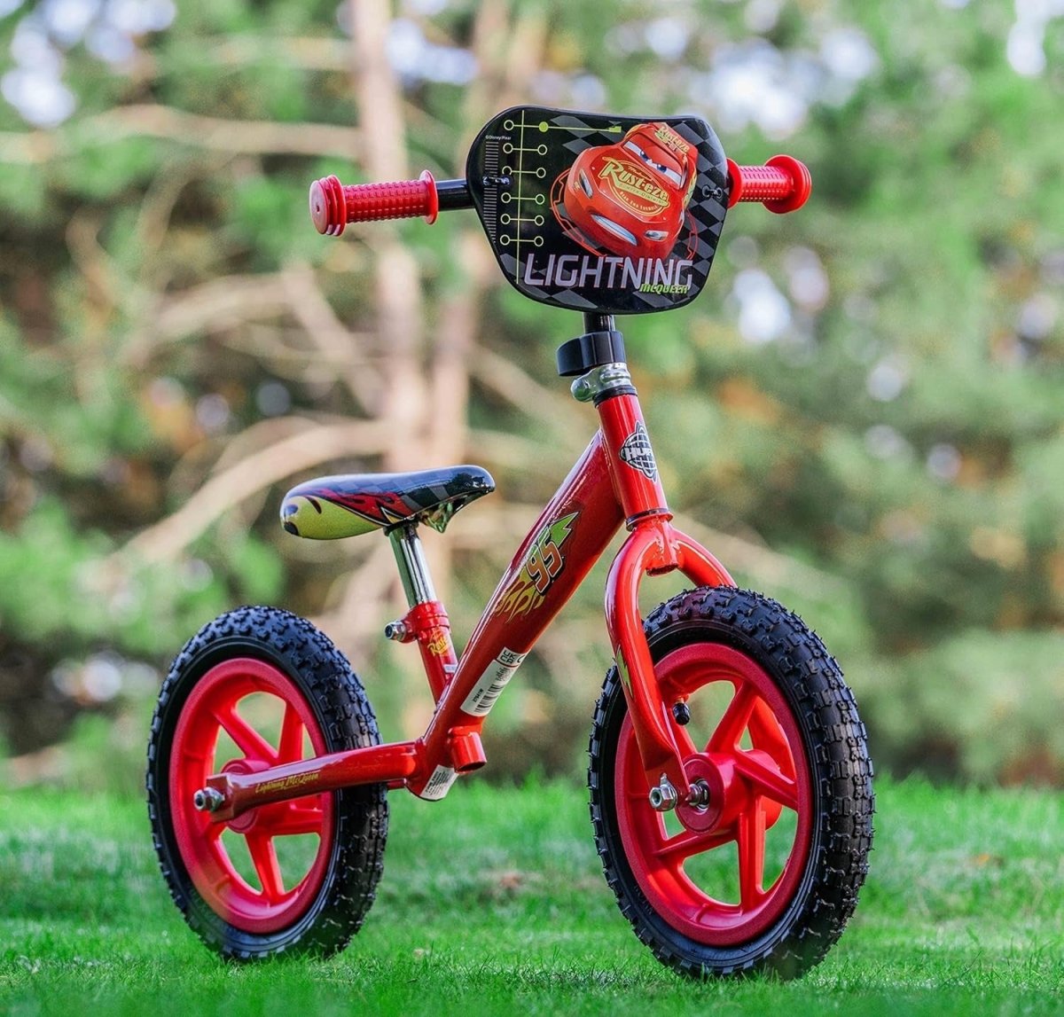 12" Kids Balance Bike Adjustable Seat Training Bicycle Red Ride On - Kwikley