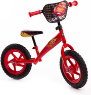 12" Kids Balance Bike Adjustable Seat Training Bicycle Red Ride On - Kwikley