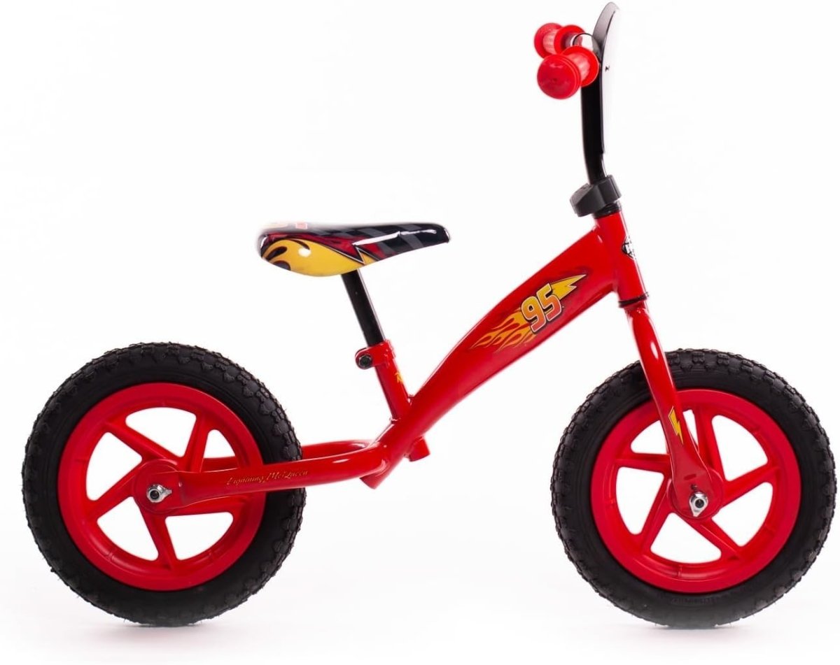 12" Kids Balance Bike Adjustable Seat Training Bicycle Red Ride On - Kwikley