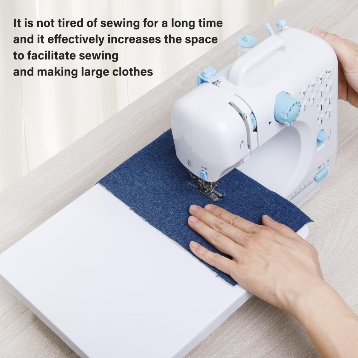 12 Stitch Sewing Machine Expansion Table Foot Pedal Beginner Kit - Kwikley