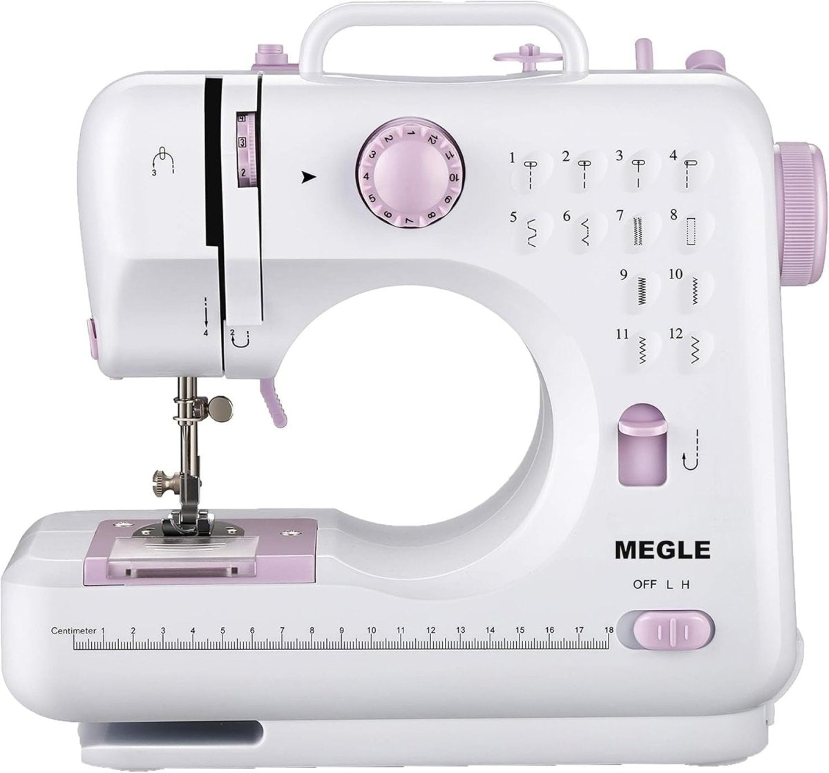 12 Stitch Sewing Machine Foot Pedal Double Speed Beginner Kids - Kwikley