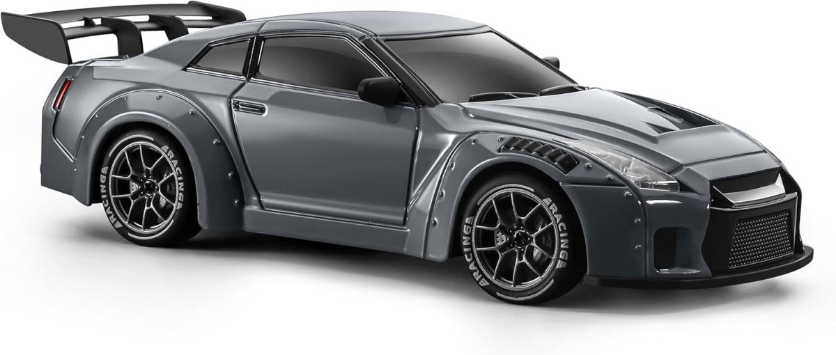 1:24 4WD RC Drift Car 25KM/H Gyro Lights 2 Batteries + Extra Tires - Kwikley