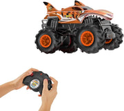 1:24 Scale Monster RC Truck – Tiger Shark All - Terrain Remote Control Car w/ 4WD - Kwikley