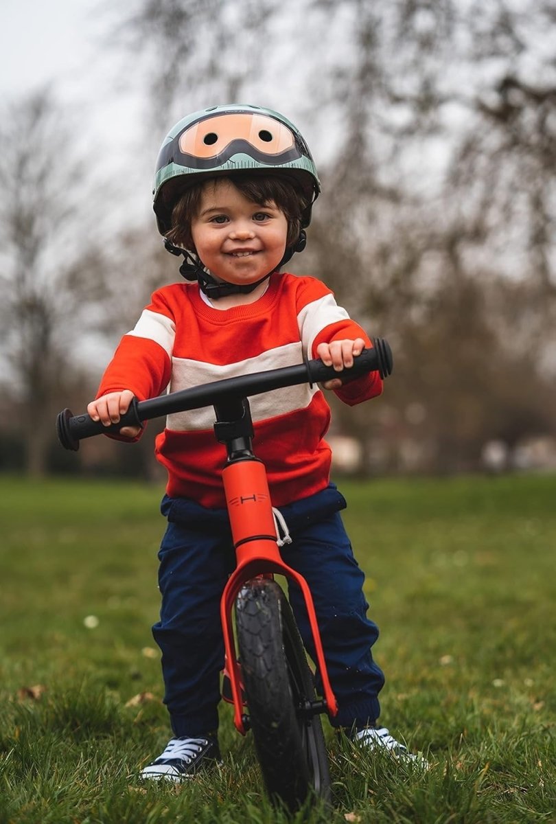12in Kids Balance Bike Lightweight Magnesium Push Bike Air Tyres Red - Kwikley