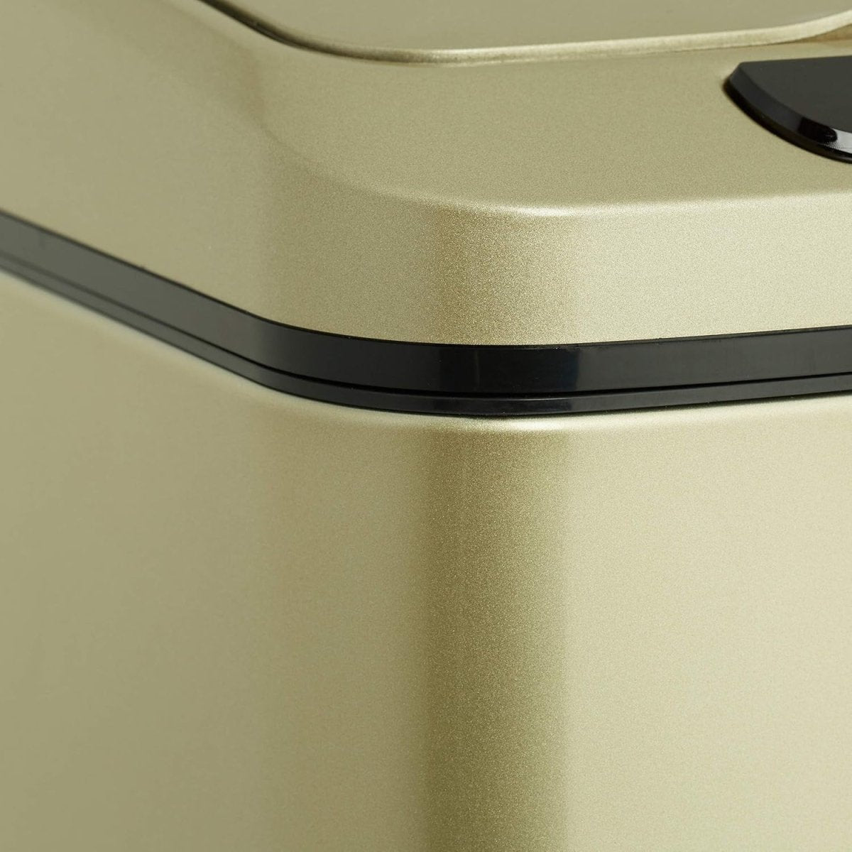 12L Motion Sensor Bin Rose Gold Square Kitchen Bathroom - Kwikley
