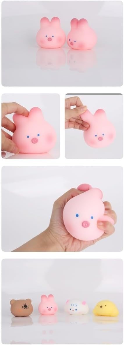 12pcs Pop Up Animal Squishy Toys Cute Stress Relief Kawaii Fidgets - Kwikley