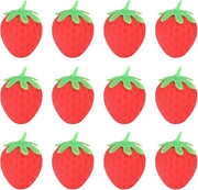 12pcs Strawberry Stress Balls Soft Elastic Squeeze Fidget Anxiety Relief - Kwikley