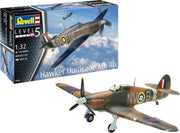 1:32 Scale Hawker Hurricane Model Kit WWII Aircraft Plastic 150pcs - Kwikley