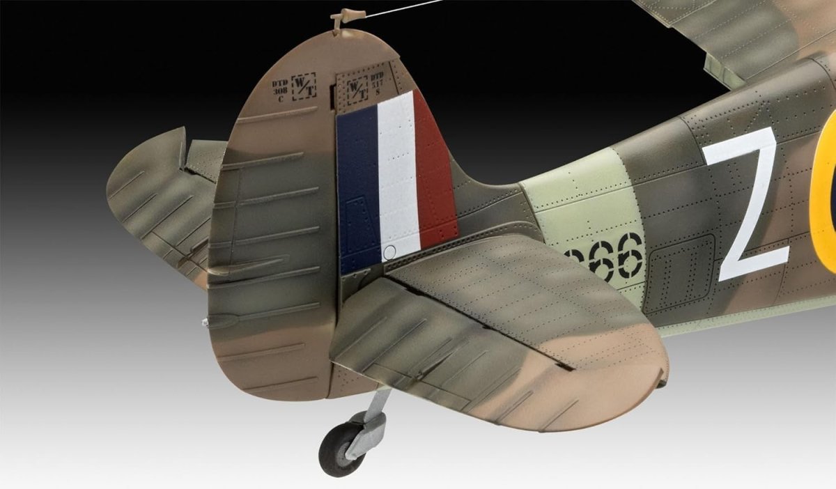 1:32 WWII Spitfire Model Kit w/ Paints, Glue, Brush – Pro Build Gift Set - Kwikley