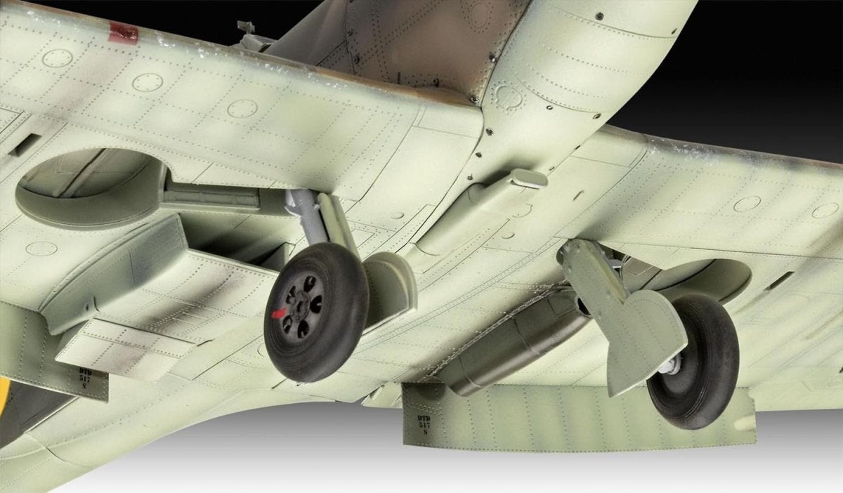 1:32 WWII Spitfire Model Kit w/ Paints, Glue, Brush – Pro Build Gift Set - Kwikley