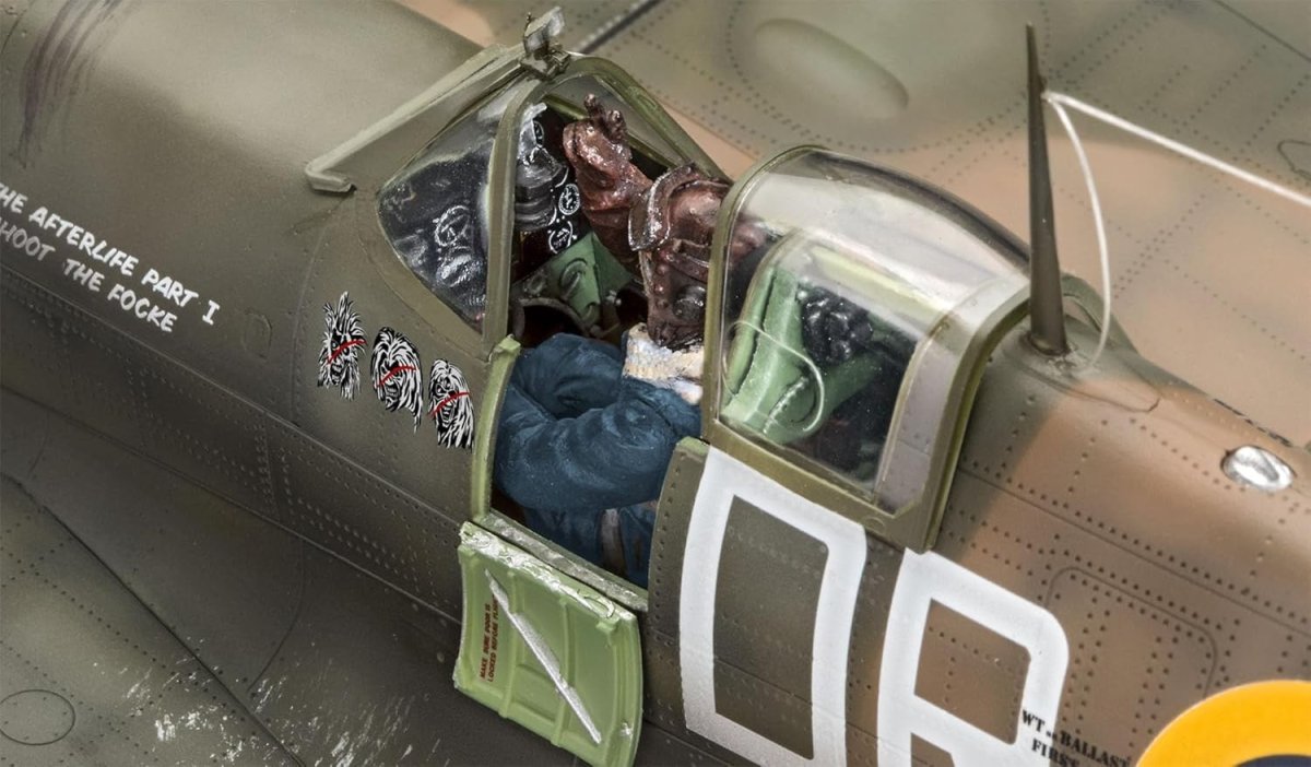 1:32 WWII Spitfire Model Kit w/ Paints, Glue, Brush – Pro Build Gift Set - Kwikley