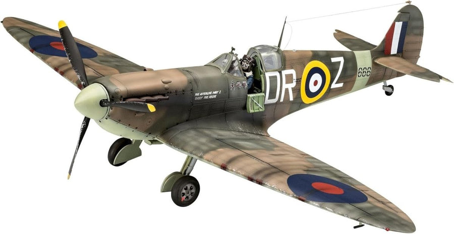 1:32 WWII Spitfire Model Kit w/ Paints, Glue, Brush – Pro Build Gift Set - Kwikley