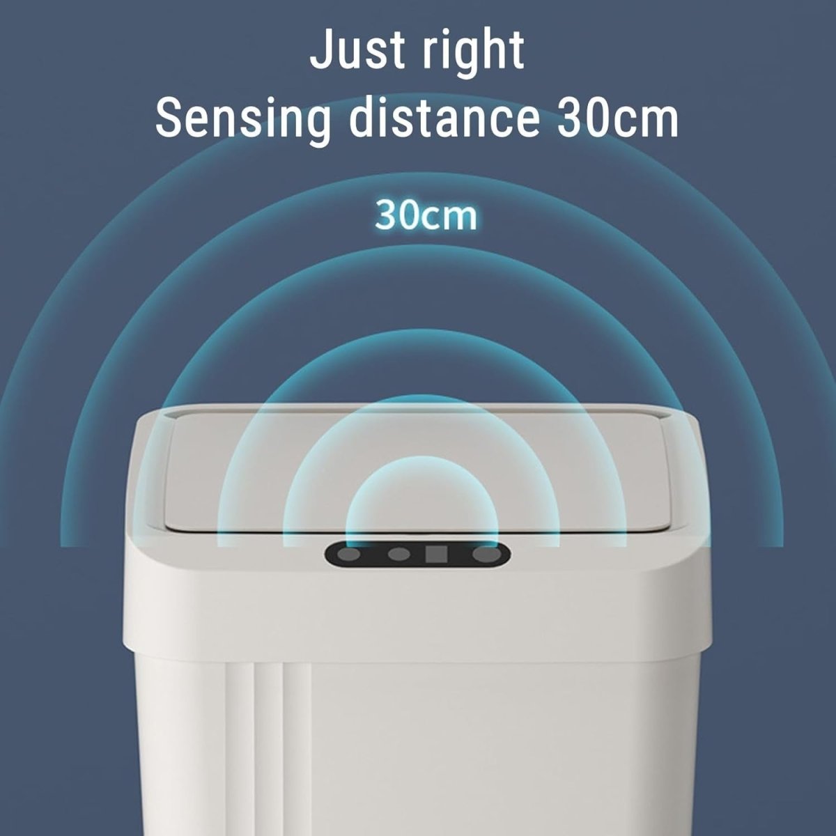 13L Touchless Trash Can Motion Sensor Smart Bin Kitchen Bathroom - Kwikley