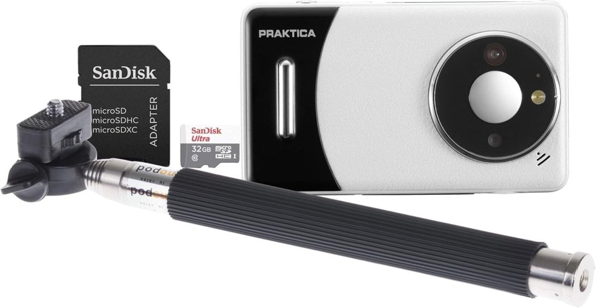 13MP Digital Camera 18X Zoom Full HD Selfie Kit White Camera - Kwikley