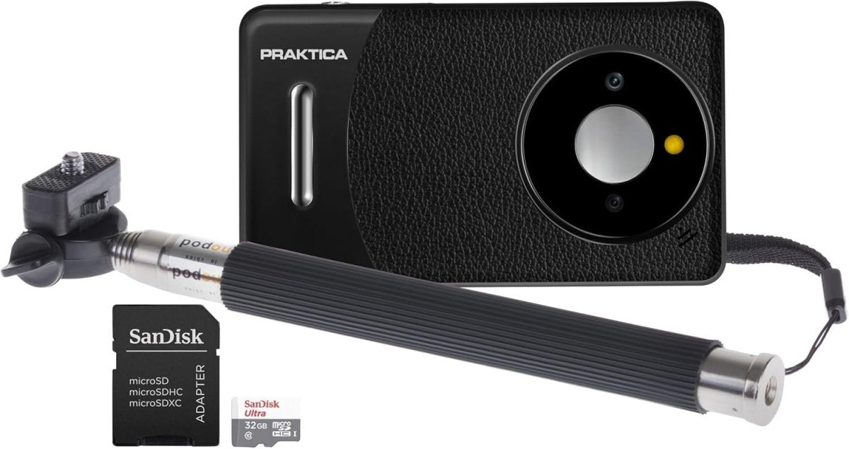 13MP Digital Camera 18X Zoom Full HD Wide Angle Selfie Kit Black - Kwikley