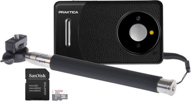 13MP Digital Camera 18X Zoom Full HD Wide Angle Selfie Kit Black