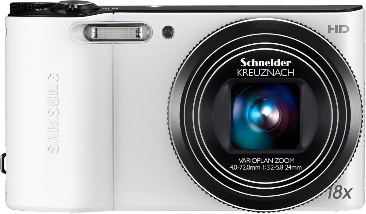 14.1MP Compact Digital Camera 18X Optical Zoom 3.0" LCD White - Kwikley