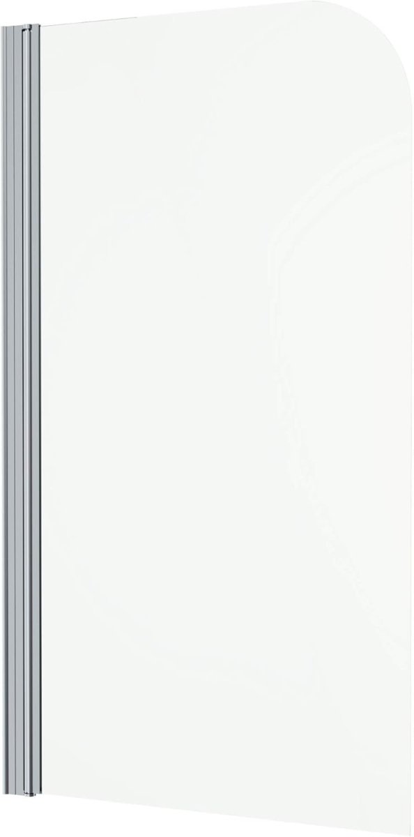 1500x755mm White Roll Top Freestanding Bath Acrylic with Chrome Feet & Screen - Kwikley