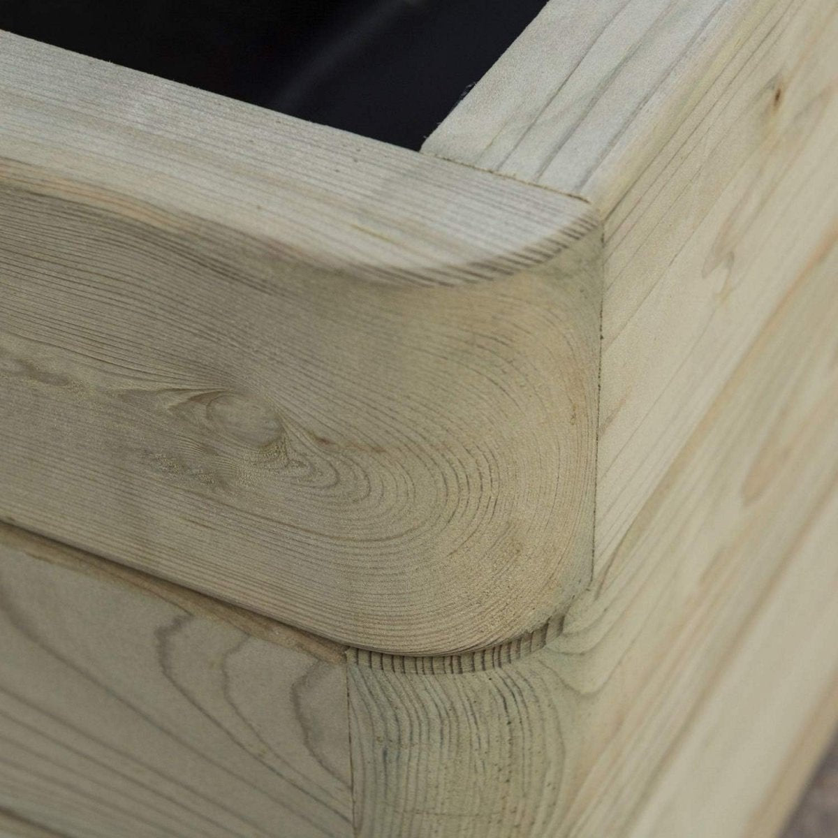150cm Wooden Trough Planter Outdoor Garden Box with Liner - Kwikley
