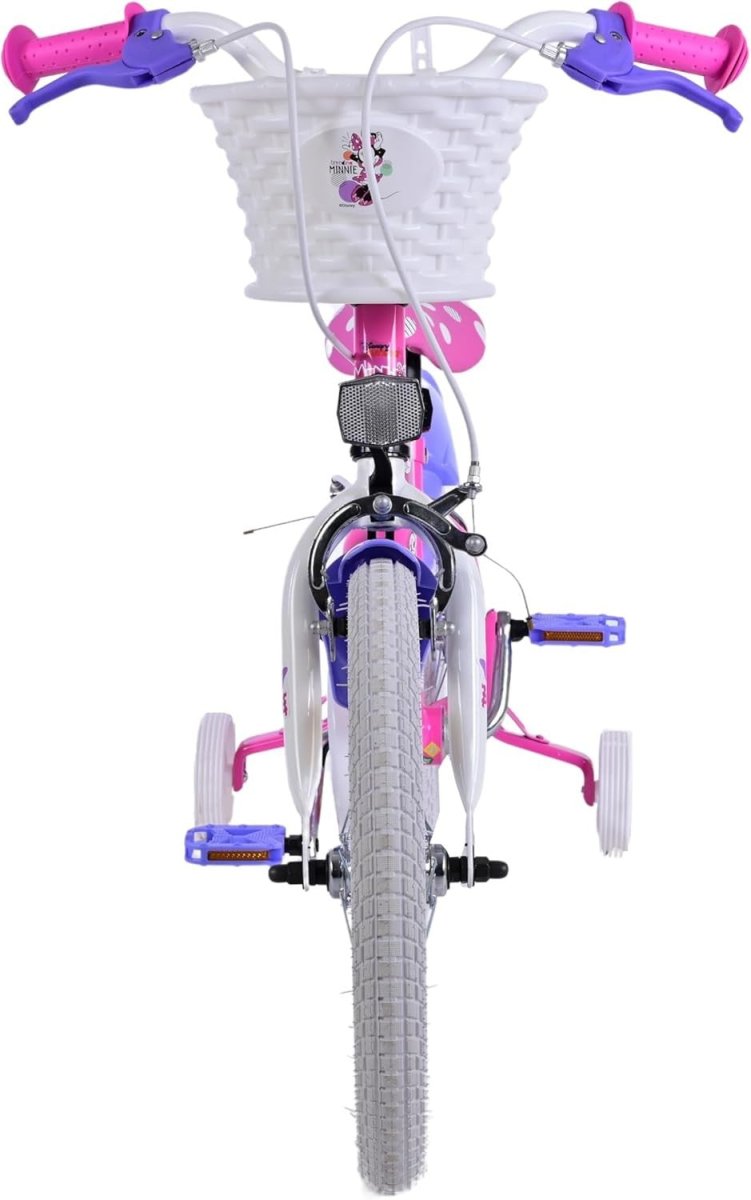 16 Inch Girls Kids Bike with Stabilisers Dual Hand Brakes Age 4-6 - Kwikley