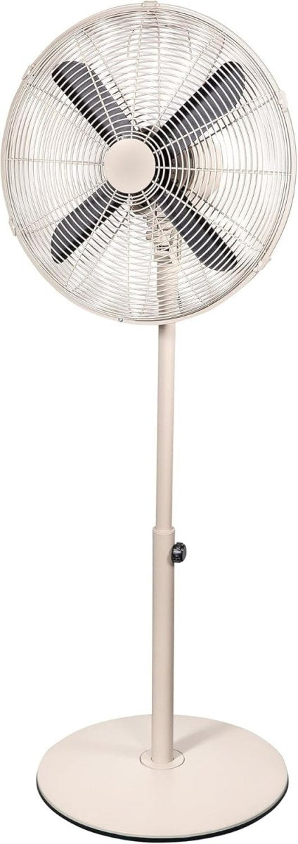 16" Metal Pedestal Fan – 3 Speeds, Adjustable Tilt, Quiet Airflow, Modern Design - Kwikley