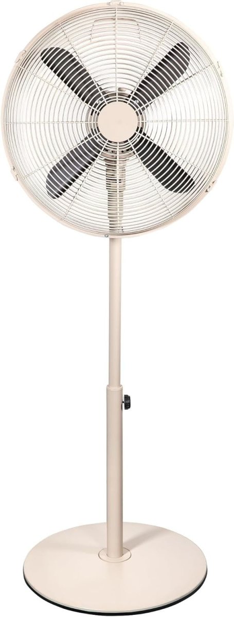 16" Metal Pedestal Fan – 3 Speeds, Adjustable Tilt, Quiet Airflow, Modern Design - Kwikley