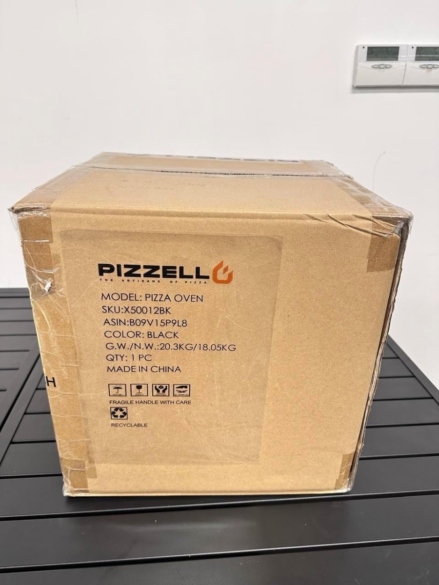 16" Outdoor Pizza Oven | 4 - in - 1 Wood Fired BBQ Grill with Stone, Peel & Cutter - Kwikley