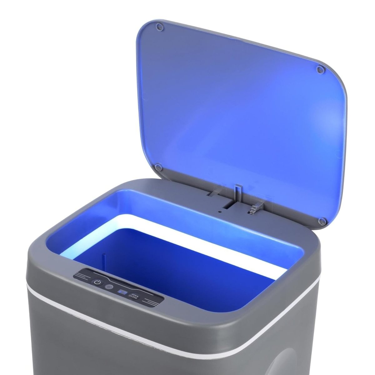 16L Motion Sensor Kitchen Bin Grey Automatic Smart Trash - Kwikley