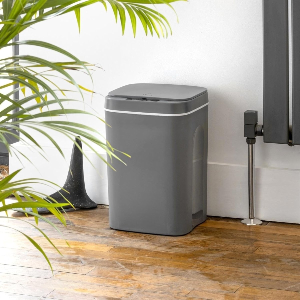 16L Motion Sensor Kitchen Bin Grey Automatic Smart Trash - Kwikley
