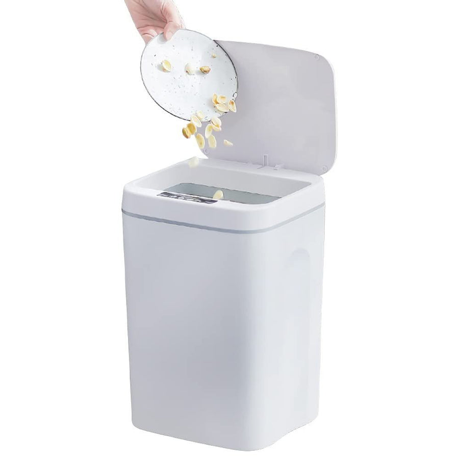 16L Touchless Trash Can Automatic Motion Sensor Kitchen Bin - Kwikley