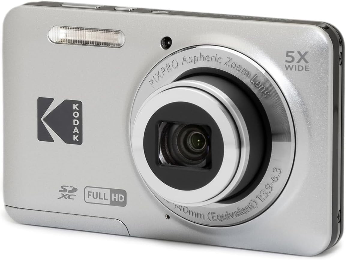 16MP Digital Camera 5X Zoom 1080P Vlogging Camera Wide Angle - Kwikley
