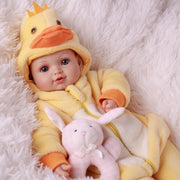 17 Inch Lifelike Baby Doll Soft Body w Clothes Accessories Gift - Kwikley