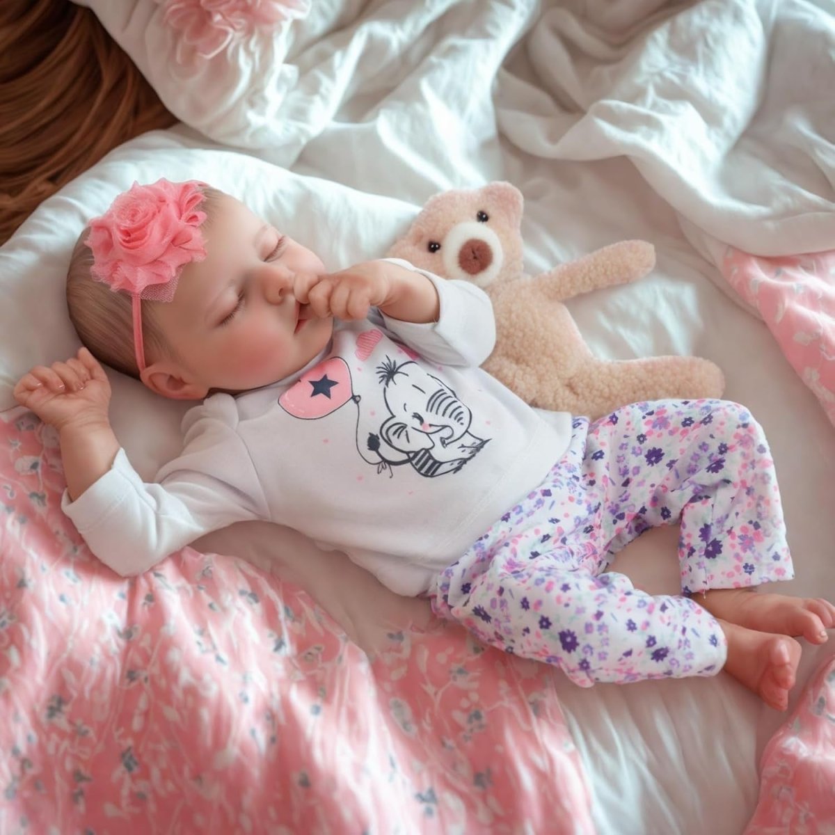 17 Inch Reborn Baby Doll Full Vinyl Soft Body Realistic Gift Set - Kwikley