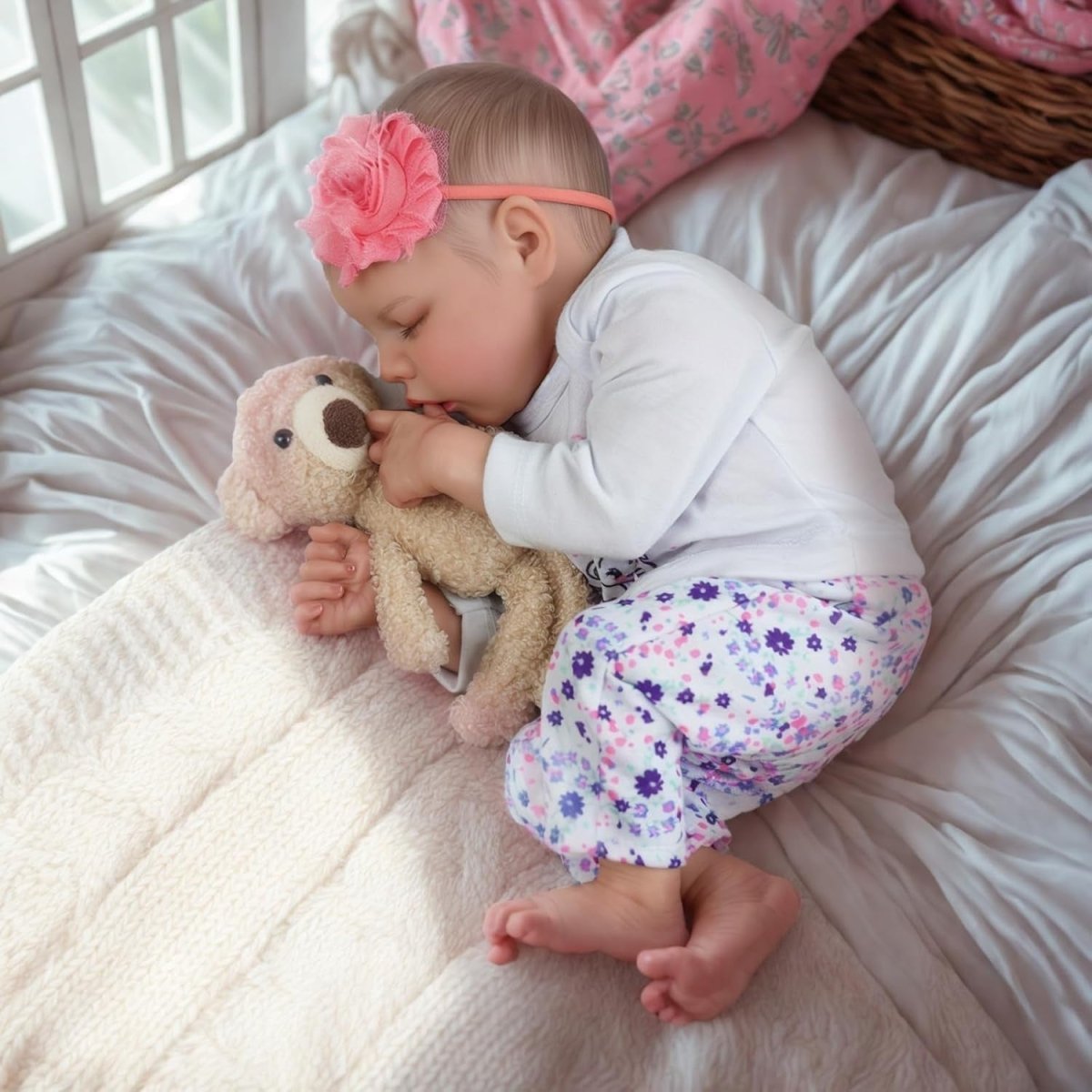 17 Inch Reborn Baby Doll Full Vinyl Soft Body Realistic Gift Set - Kwikley