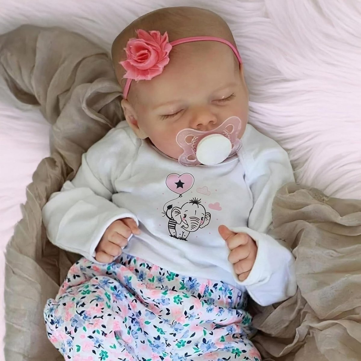 17 Inch Reborn Baby Doll Full Vinyl Soft Body Realistic Gift Set - Kwikley