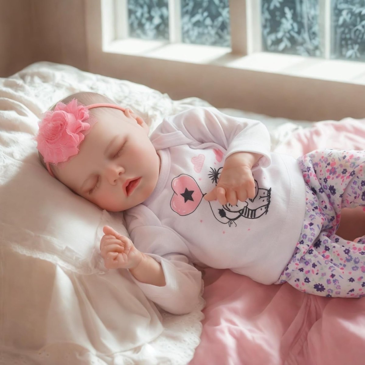 17 Inch Reborn Baby Doll Full Vinyl Soft Body Realistic Gift Set - Kwikley