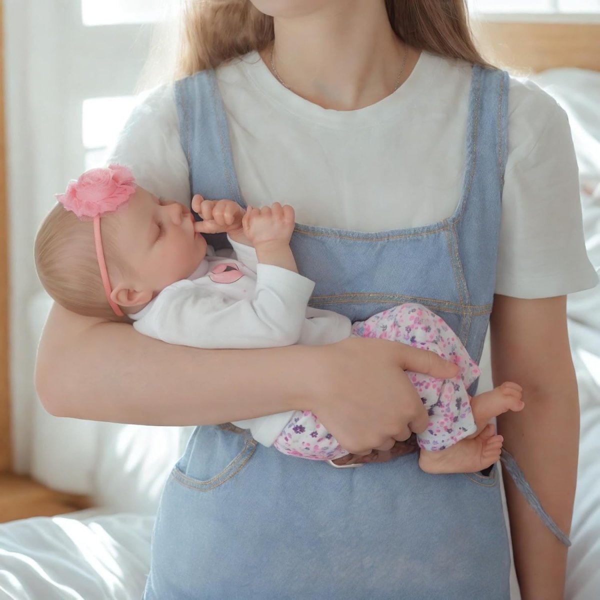 17 Inch Reborn Baby Doll Full Vinyl Soft Body Realistic Gift Set - Kwikley