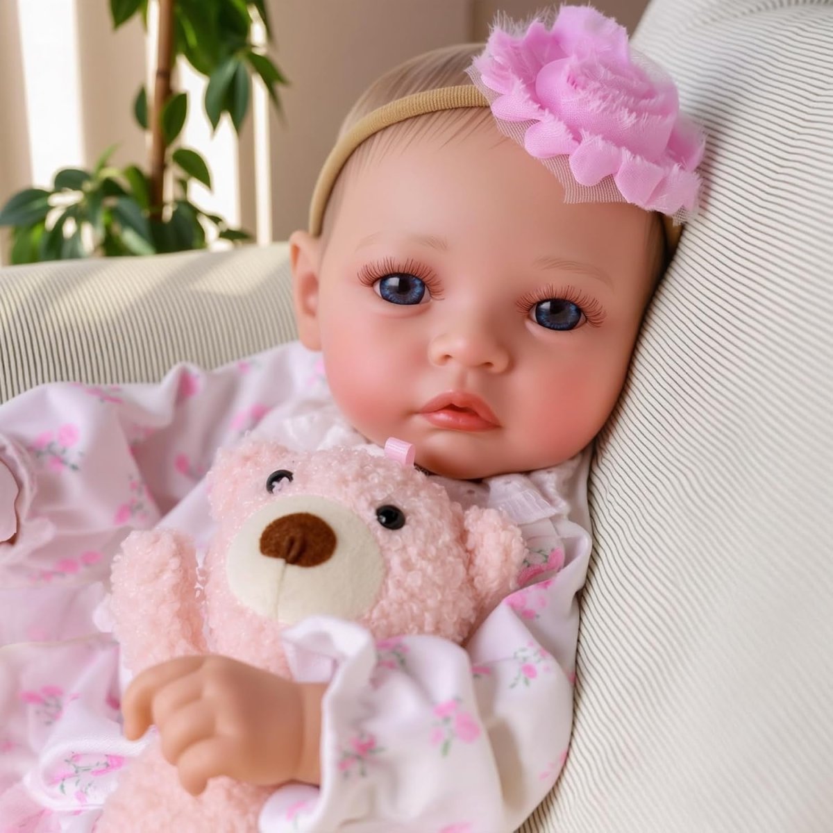 17 Inch Reborn Baby Doll Open Eyes Soft Body Realistic Gift Set - Kwikley