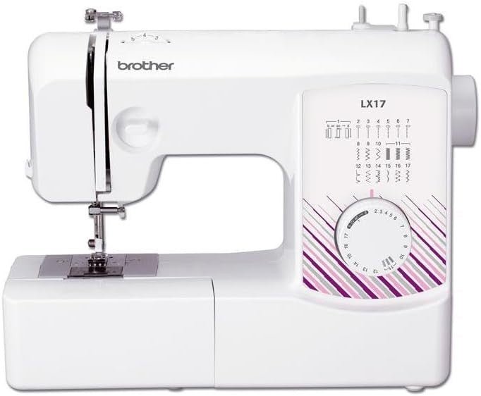 17 Stitch Sewing Machine Free Arm LED Light Drop In Bobbin Electric - Kwikley