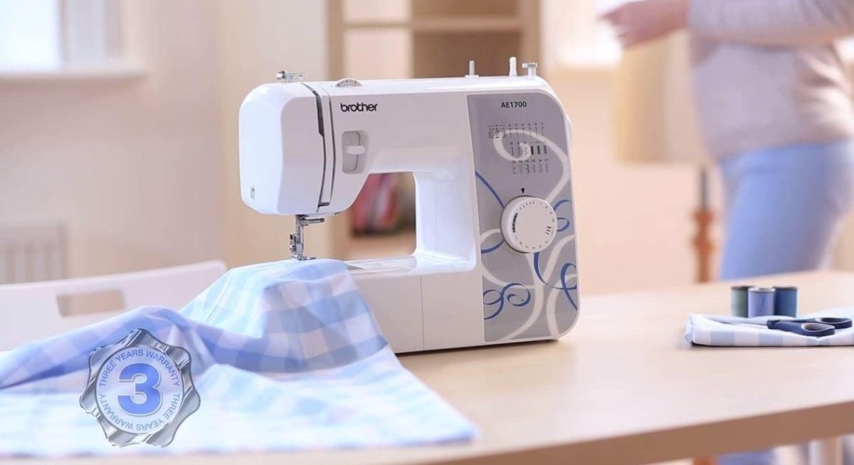 17 Stitch Sewing Machine LED Light Drop In Bobbin Easy Stitch Select - Kwikley
