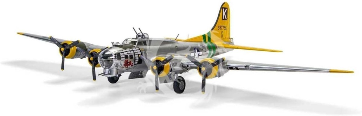 1:72 Scale B - 17G Flying Fortress Model Kit | WW2 Bomber Plane DIY Set - Kwikley