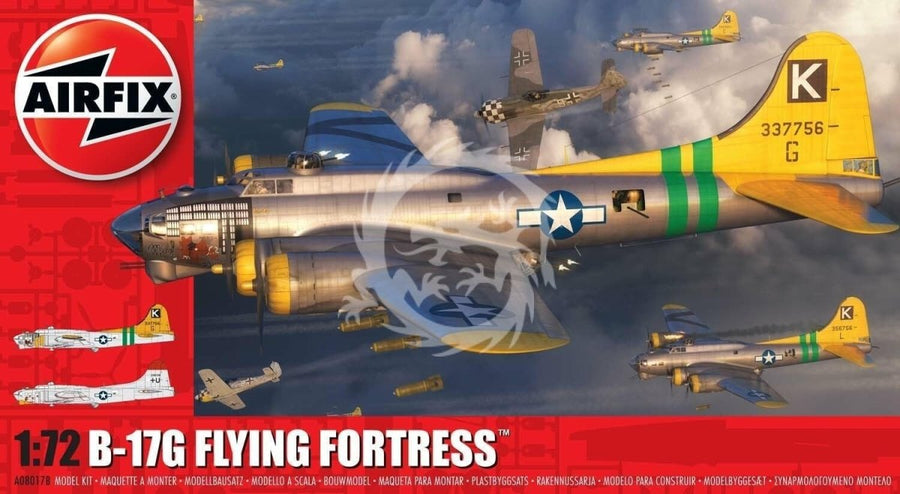 1:72 Scale B - 17G Flying Fortress Model Kit | WW2 Bomber Plane DIY Set - Kwikley