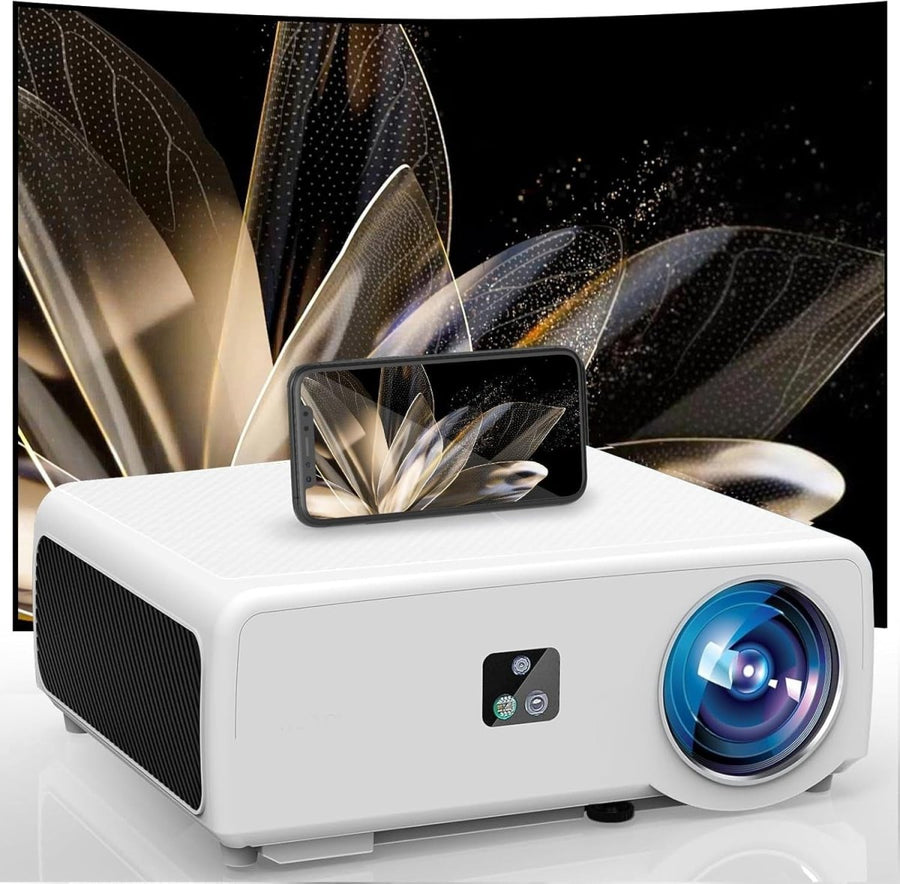 1800 ANSI 4K Outdoor Smart Projector WiFi Bluetooth Dolby 30W HDR10+ - Kwikley