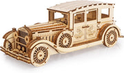 187pc Vintage Car 3D Wooden Puzzle DIY Mechanical Model Kit Build - Kwikley