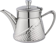 18oz Stainless Steel Teapot Non Drip Tea Pot Silver Cool Touch Handle - Kwikley