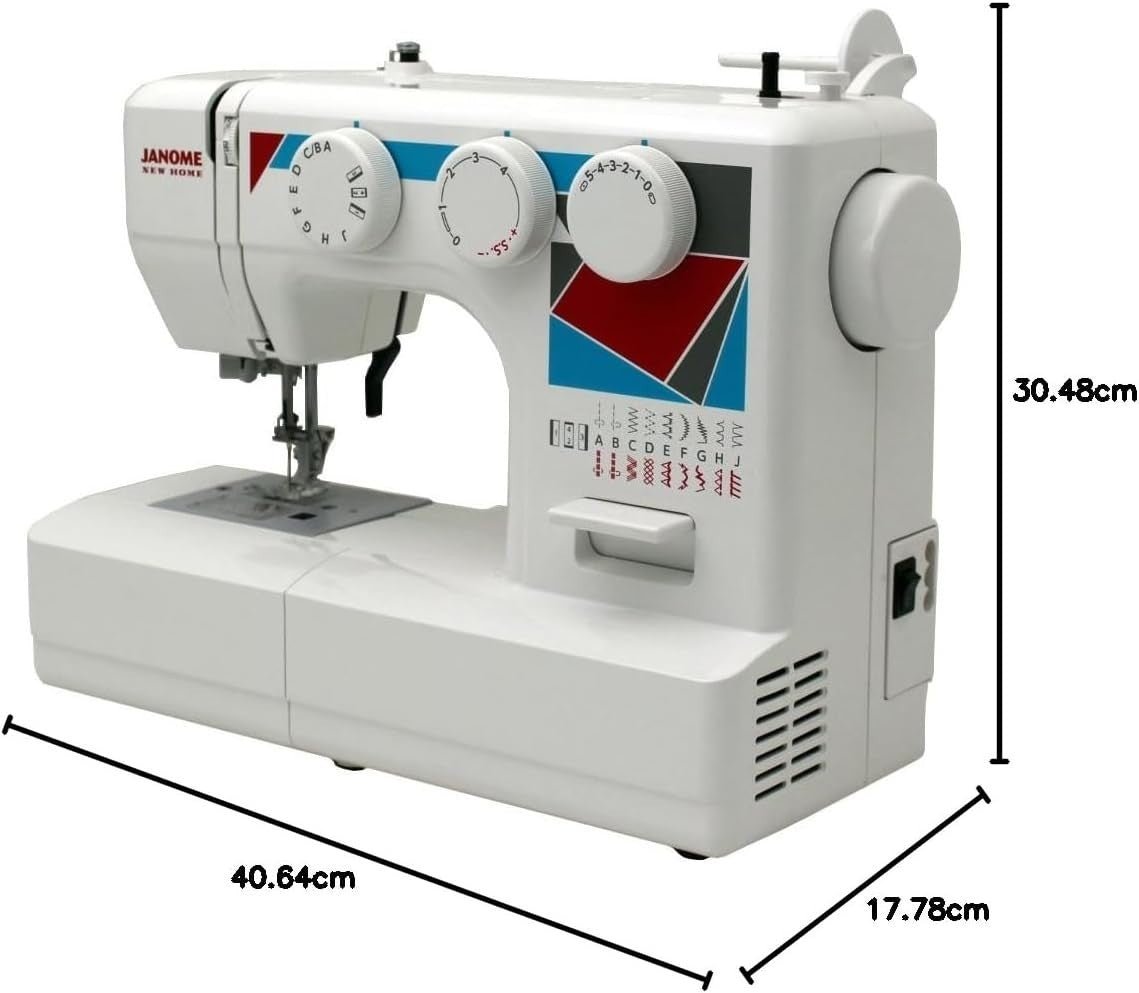 19 Stitch Sewing Machine Needle Threader Free Arm Top Load Bobbin - Kwikley