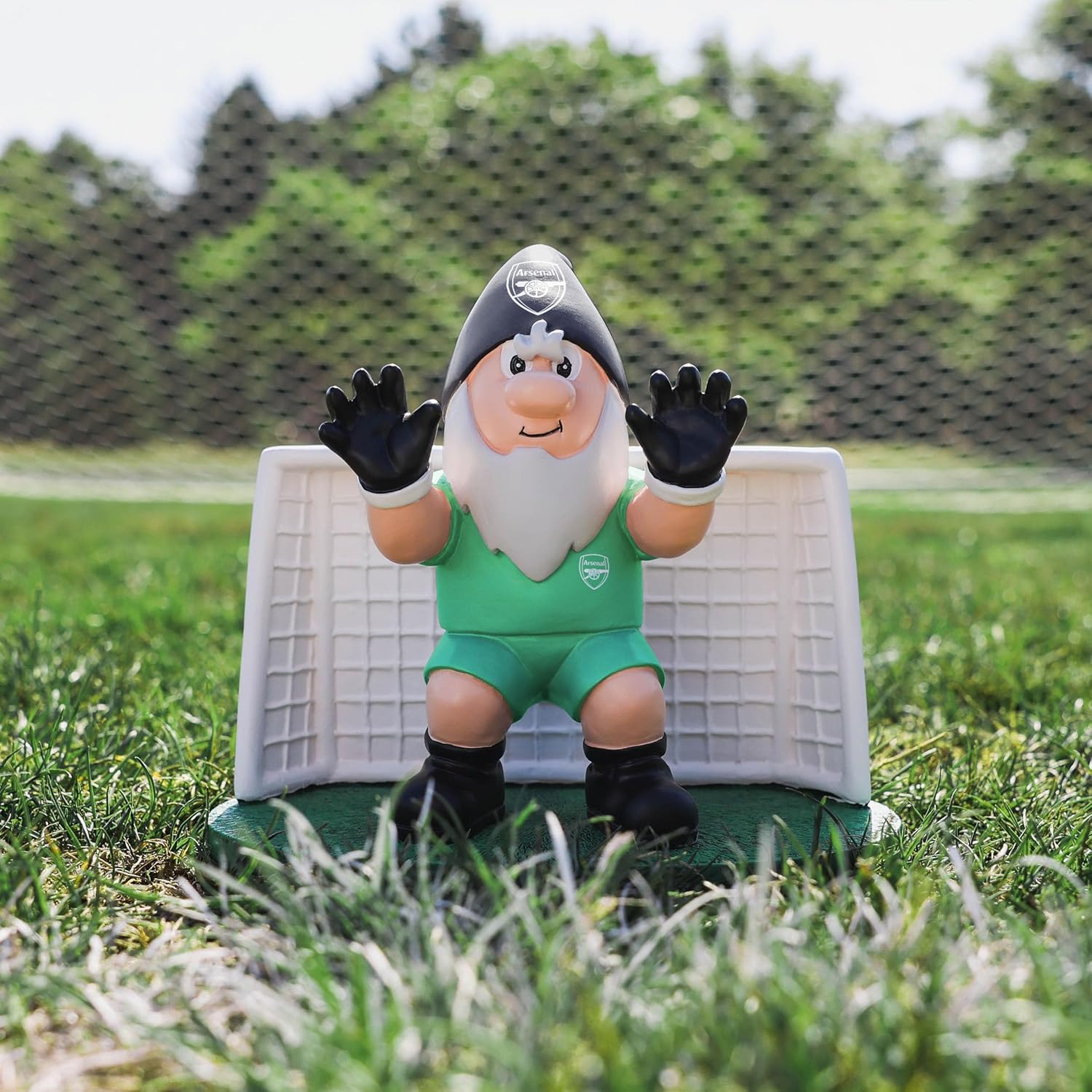 Arsenal Goalkeeper Gnome Garden Ornament Football Fan Decor