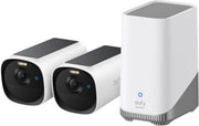 2 Cam 2K Solar Security Camera Kit AI Recognition 16TB Storage - Kwikley