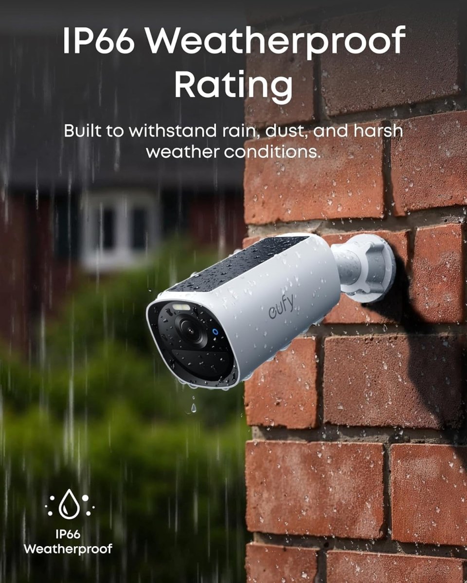 2 Cam 2K Solar Security Camera Kit Wireless Outdoor No Monthly Fee - Kwikley